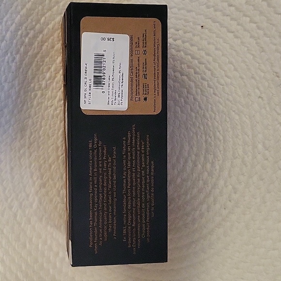 Pendleton Large Kids Striped 3 Pair Crew Socks National Park Collection - Picture 8 of 10